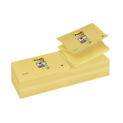 POST-IT RICAMBIO Z-NOTES SUPER STICKY GIALLO CANARY 76X127