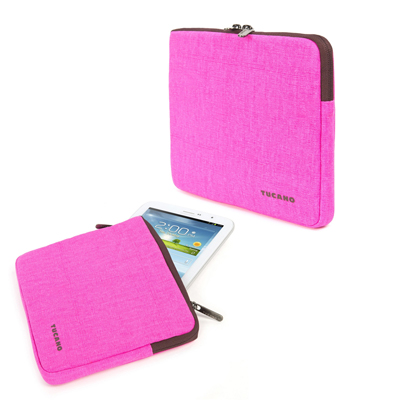 BUSTA SLEEVE FLUO PER TABLET 7/8" FUCSIA