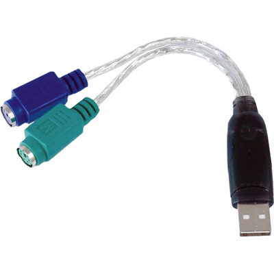 ADATTATORE PS2/USB PER CONNETTORE ALLA PORTA USB